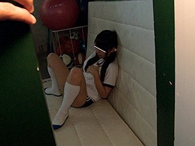 【ブルマ×真夜中ハメ撮り】体育倉庫で夜までオナニーして待っていた従順な変態ドM生徒を暗がりで主観ハメ撮りする！　サンプル画像05